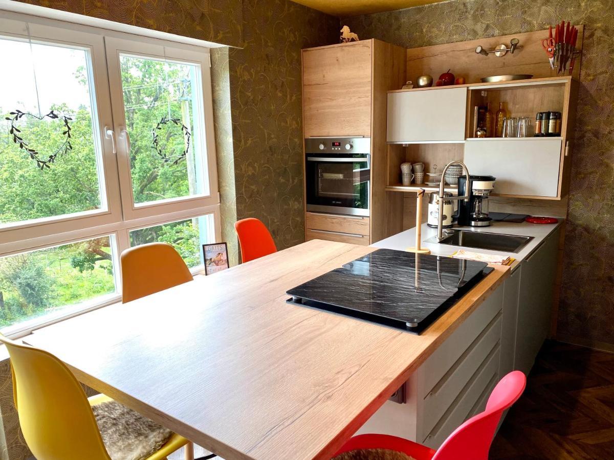 Hof Vierzehnender Im Hohen Venn - 70Qm Maisonette - 2 Schlafzimmer - Wohnkueche - Balkon Mit Grill - Monschau - Eifel - Hunde Willkommen - Islandpferde Extérieur photo