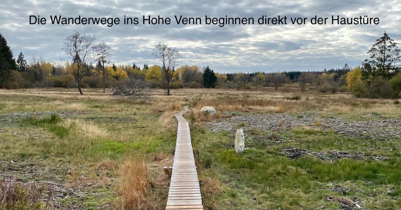 Hof Vierzehnender Im Hohen Venn - 70Qm Maisonette - 2 Schlafzimmer - Wohnkueche - Balkon Mit Grill - Monschau - Eifel - Hunde Willkommen - Islandpferde Extérieur photo